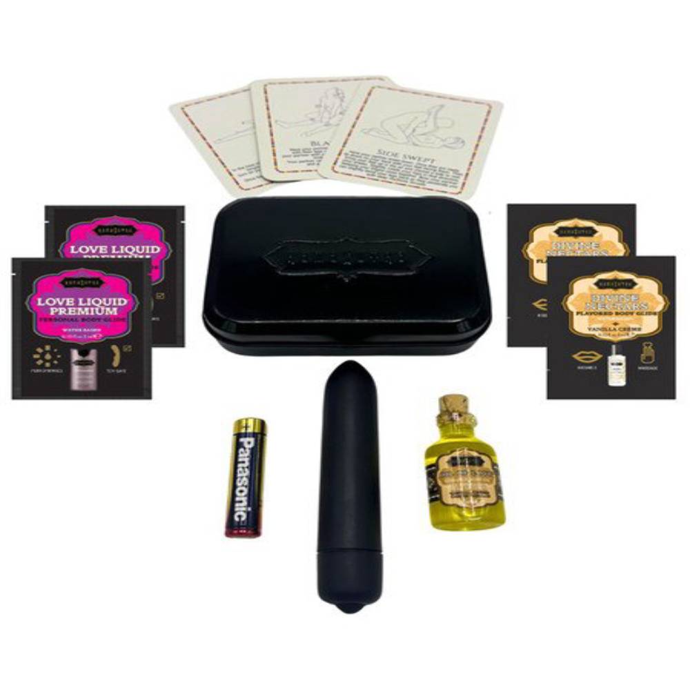 Kama Sutra Weekender Vibrator and Massage Oils Kit Sex Kits