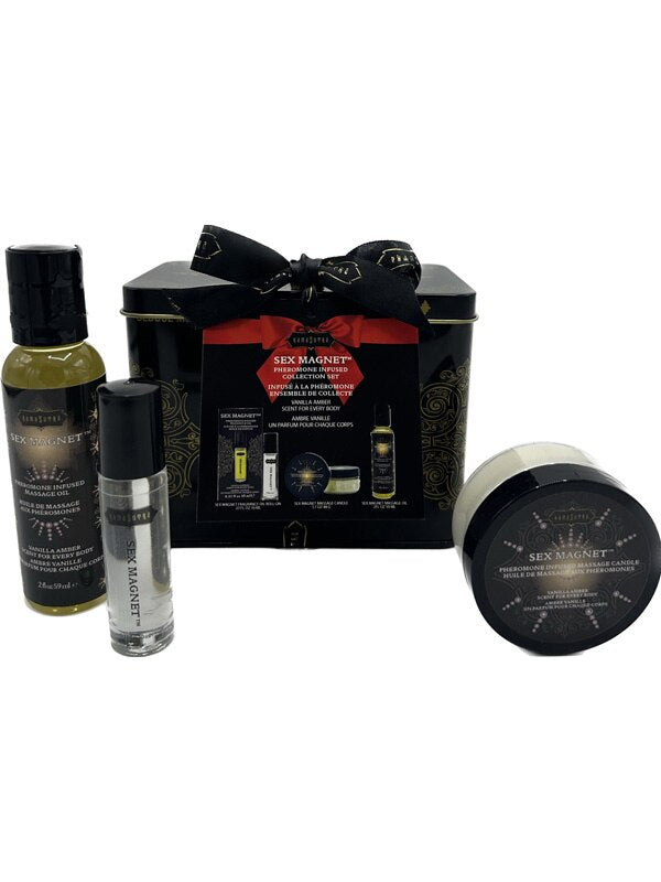 Kama Sutra Sex Magnet Vanilla Amber Massage Oil Gift Set Massage Oils and Lubricants