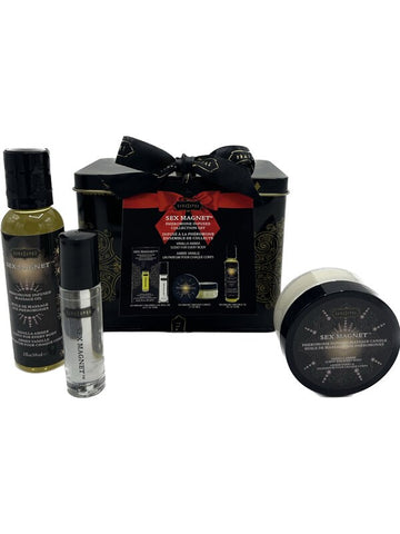 Kama Sutra Sex Magnet Vanilla Amber Massage Oil Gift Set - Massage Oils and Lubricants