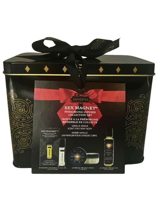 Kama Sutra Sex Magnet Vanilla Amber Massage Oil Gift Set Massage Oils and Lubricants
