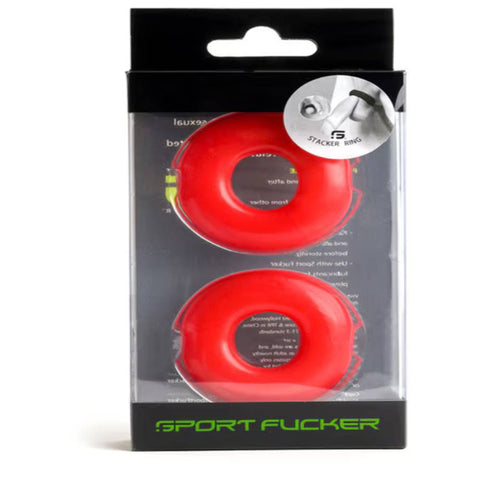 Sport Fucker Stacker Silicone Rings - Stackable Pleasure for Endless Exploration - Cock Rings