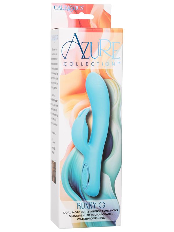 California Exotics Azure Collection Bunny G Spot Rabbit Vibrator Rabbit Vibrators