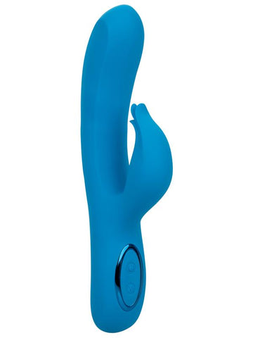 California Exotics Azure Collection Flutter G Spot Rabbit Massager - Rabbit Vibrators