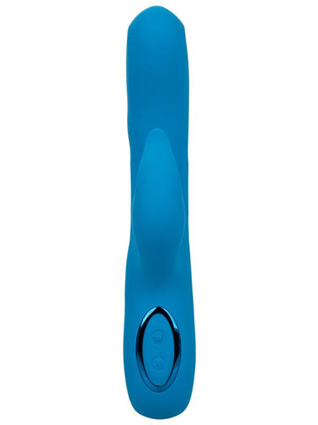 California Exotics Azure Collection Flutter G Spot Rabbit Massager - Rabbit Vibrators