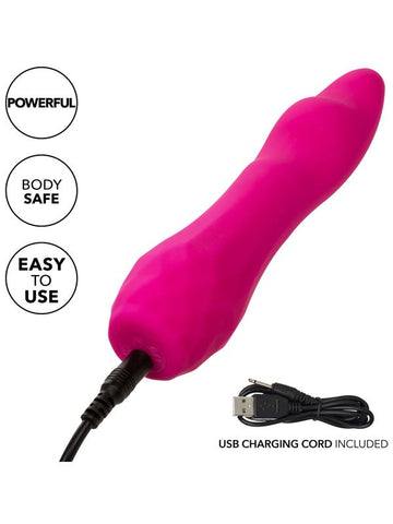 California Exotics Gia Curved Pleaser 12 Function G Spot Vibrator - G-Spot Vibrators