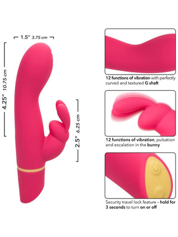 California Exotics Love Bunny Vibrating G Bunny Rabbit Massager - Rabbit Vibrators
