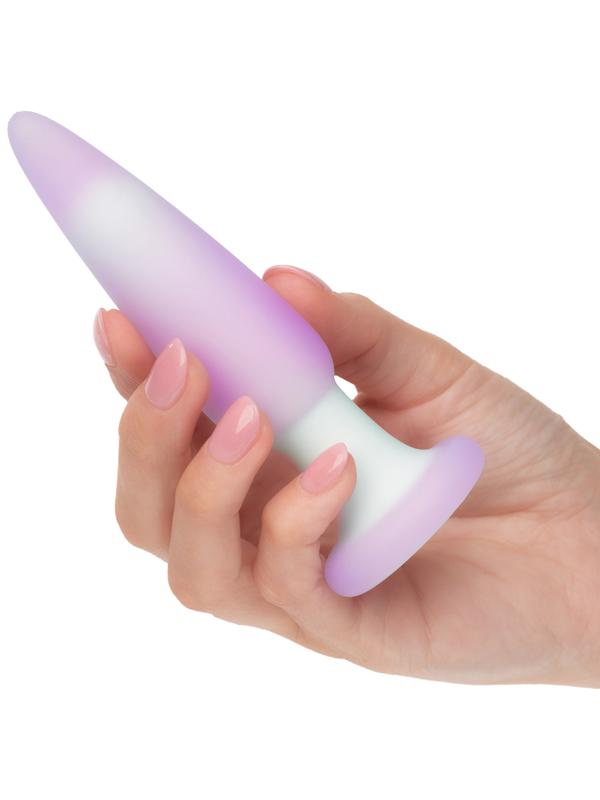 California Exotics Lavender Haze Slender Silicone Anal Probe Butt Plugs