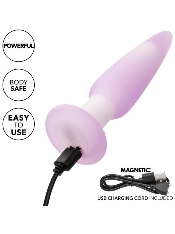 California Exotics Lavender Haze Slender Silicone Anal Probe Butt Plugs