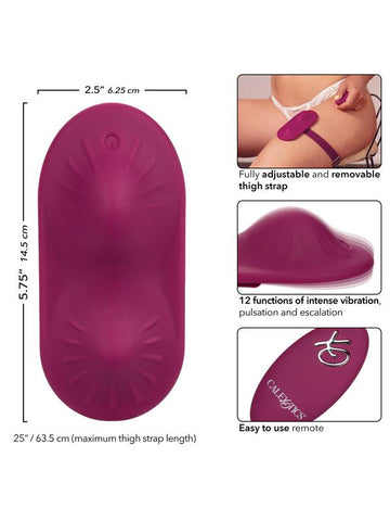 California Exotics Dual Rider Remote Control Grinder Massager - Remote Control Vibrators