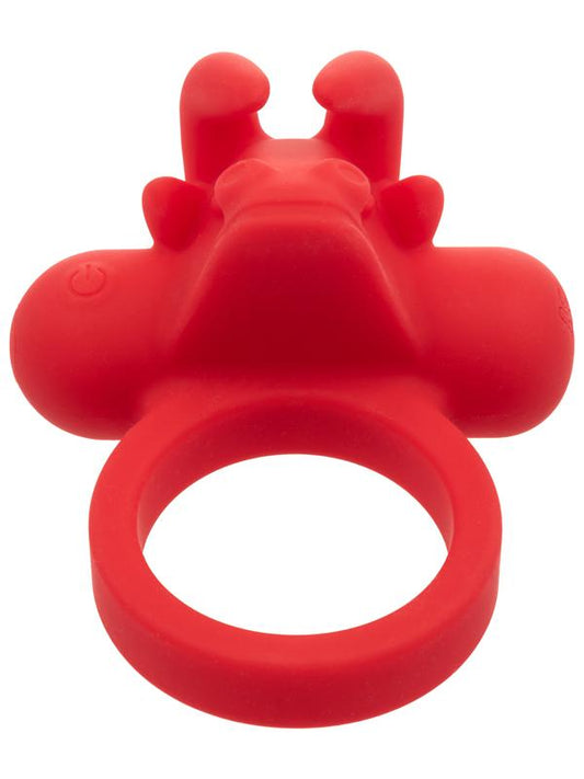 California Exotics Silicone Rechargeable The Matador Erection Enhancer Ring - Vibrating Cock Rings