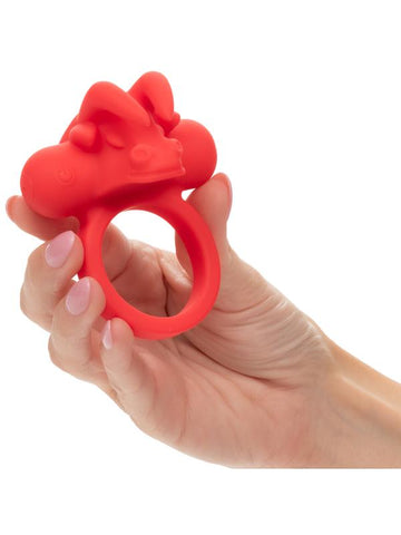 California Exotics Silicone Rechargeable The Matador Erection Enhancer Ring - Vibrating Cock Rings
