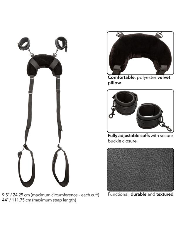 California Exotics Nocturnal Collection Position Strap With Pillow Cuffs And Restraints