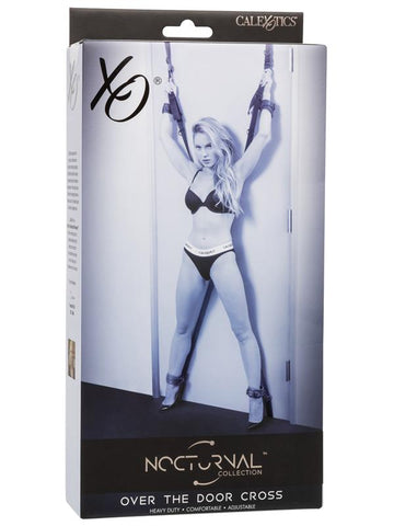 California Exotics Nocturnal Collection Over The Door Cross BDSM Restraints - Spreaders and Hangers