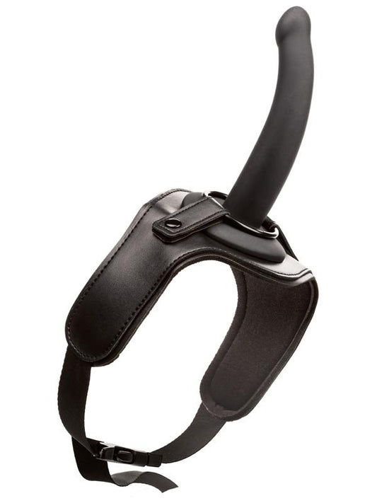 California Exotics Onyxxx Thigh Strap On With Silicone Probe - Strap On Sextoys