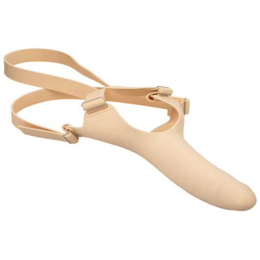 CalExotics Accommodator Strap On Silicone Dong - Strap On Sextoys