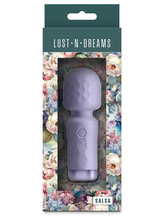 NS Novelties Lust-n-Dreams Salsa Body Wand Massager Lavender - Body Wands