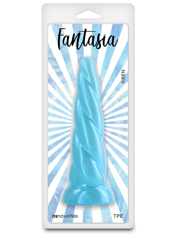 NS Novelties Fantasia Siren Flexible Anal Dildo Turquoise Anal Dildos