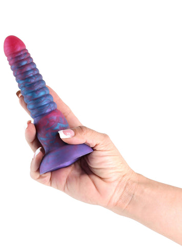Colours Stacked 6 Inch Realistic Dildo Pink/Blue - Realistic Dildos