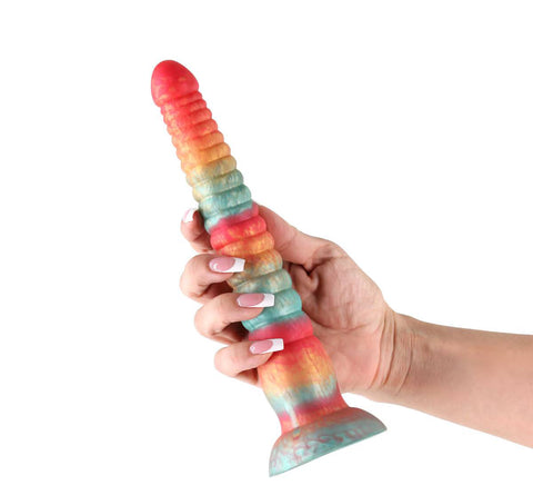 NS Novelties Colours Stacked 9 Inch Realistic Dildo - Realistic Dildos