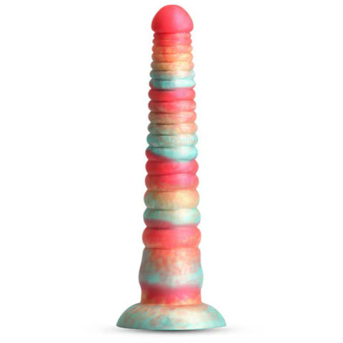NS Novelties Colours Stacked 12 Inch Silicone Dildo - Realistic Dildos