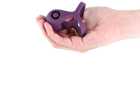 NS Novelties INYA Valiant Vibrating Cock Ring Berry - Vibrating Cock Rings