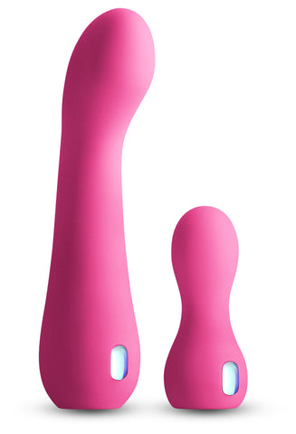 NS Novelties INYA Couplet Curved G Spot Vibrator Pink - G-Spot Vibrators