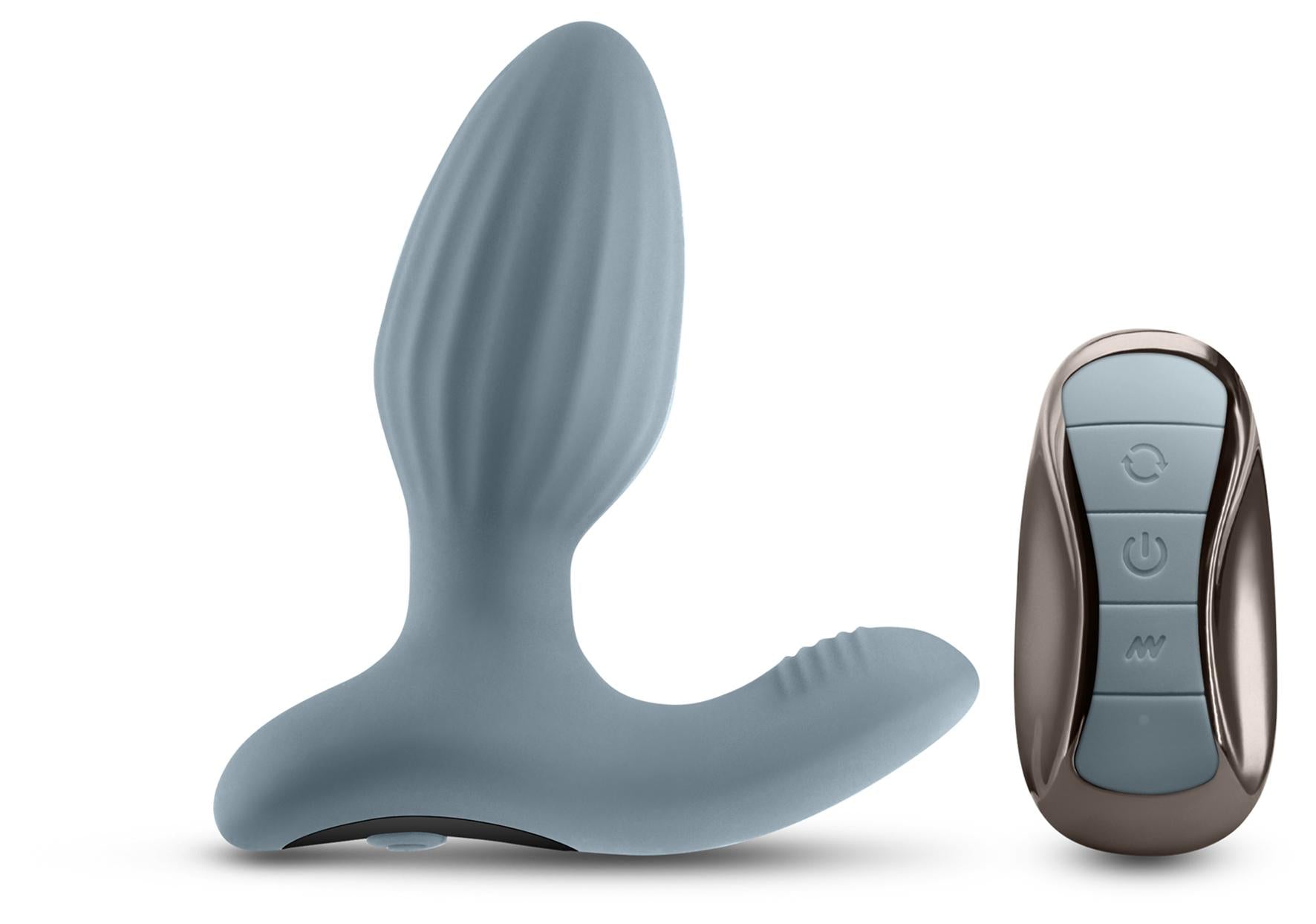 Renegade Summit Remote Control Prostate Vibrator Gray Prostate Sex Toys