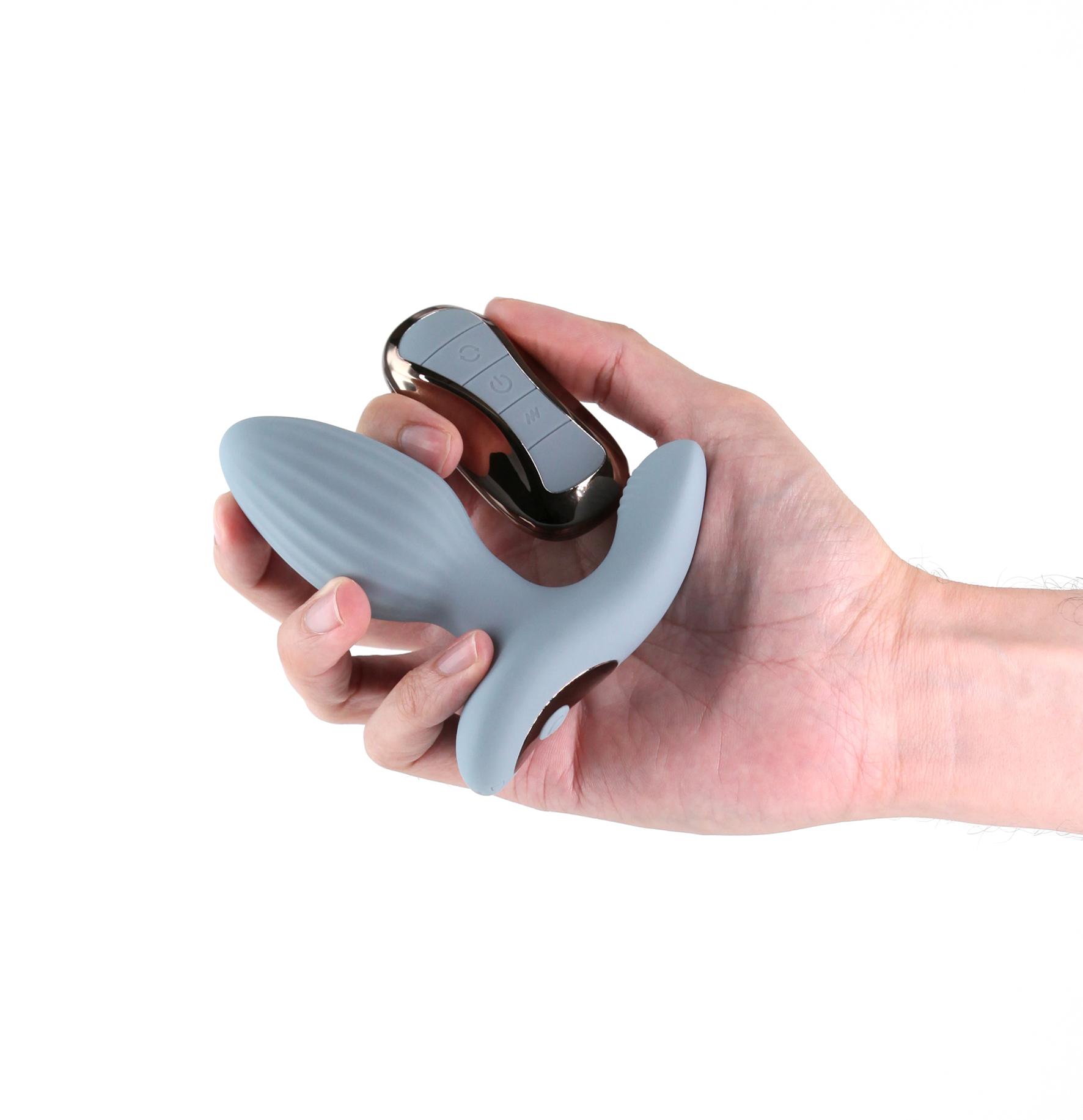 Renegade Summit Remote Control Prostate Vibrator Gray Prostate Sex Toys