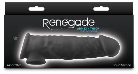 Renegade Annex Thick Silicone Penis Sleeve - Penis Sleeves and Extenders