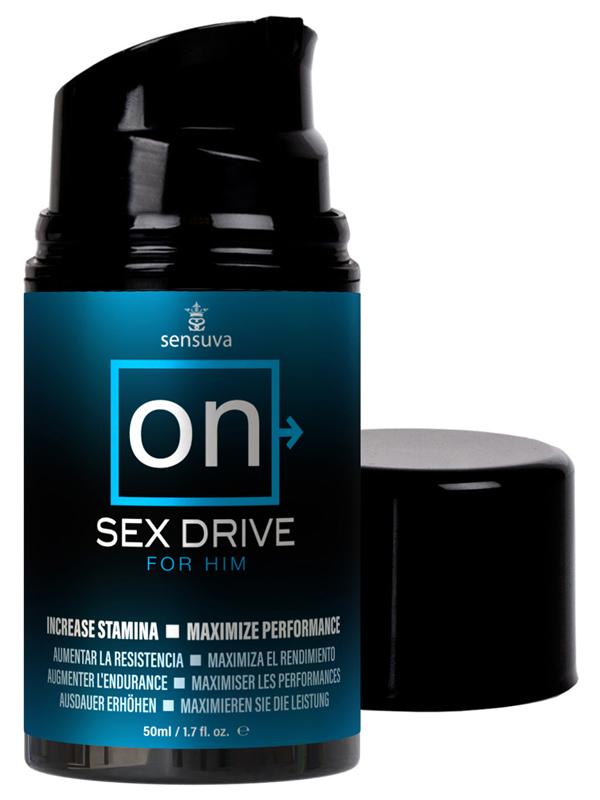 Sensuva On Sex Drive Performance Maximizer Gel For Him 50ml Delay and Excite Sprays