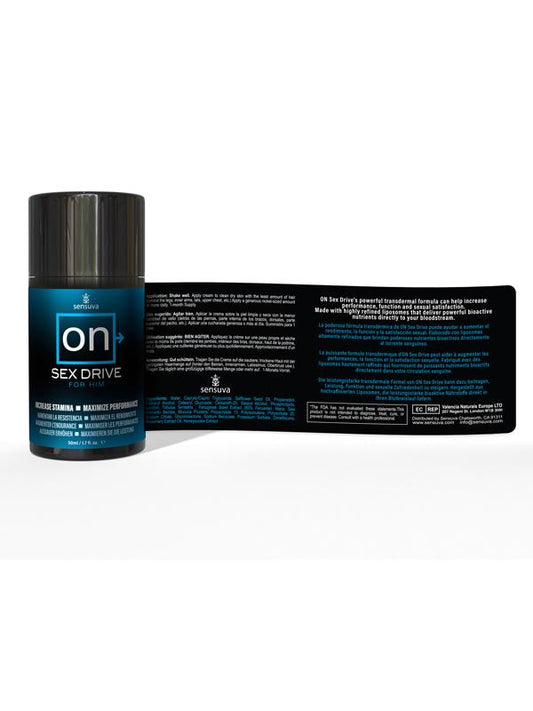 Sensuva On Sex Drive Performance Maximizer Gel For Him 50ml Delay and Excite Sprays