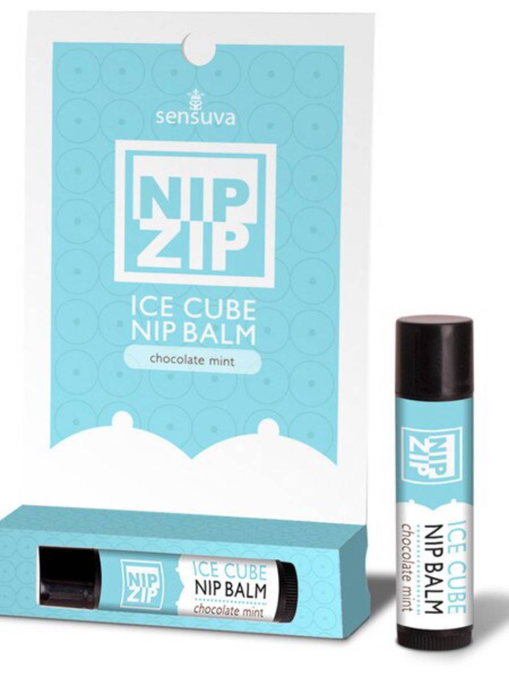 Sensuva On Nip Zip Ice Cube All Natural Nipple Balm Delay and Excite Sprays