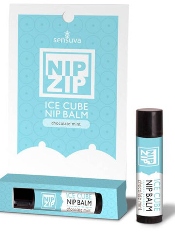 Sensuva On Nip Zip Ice Cube All Natural Nipple Balm - Delay and Excite Sprays