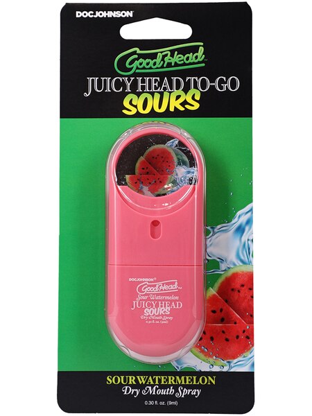 Doc Johnson GoodHead Juicy Head Dry Mouth Spray To-Go 9ml Delay and Excite Sprays