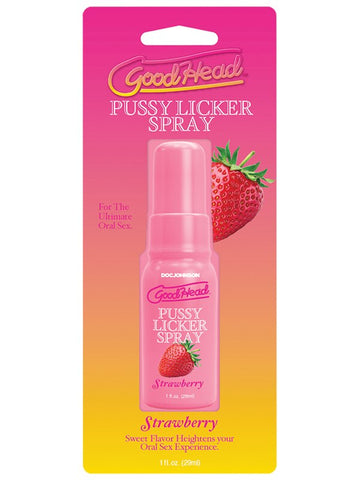 Doc Johnson GoodHead Pussy Licker Sex Delay Spray 29 ml - Delay and Excite Sprays
