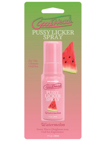 Doc Johnson GoodHead Pussy Licker Sex Delay Spray 29 ml - Delay and Excite Sprays