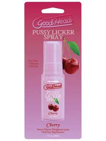 Doc Johnson GoodHead Pussy Licker Sex Delay Spray 29 ml - Delay and Excite Sprays