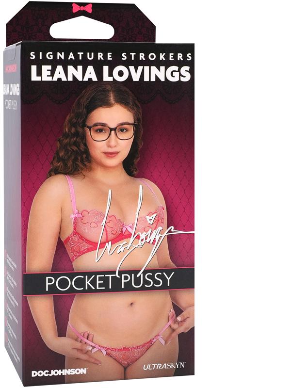 Doc Johnson Leana Lovings ULTRASKYN Pocket Pussy Stroker Masturbators and Strokers