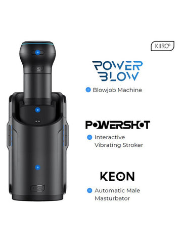 KIIROO Powershot Compact Vibrataing Male Masturbator - Masturbators and Strokers