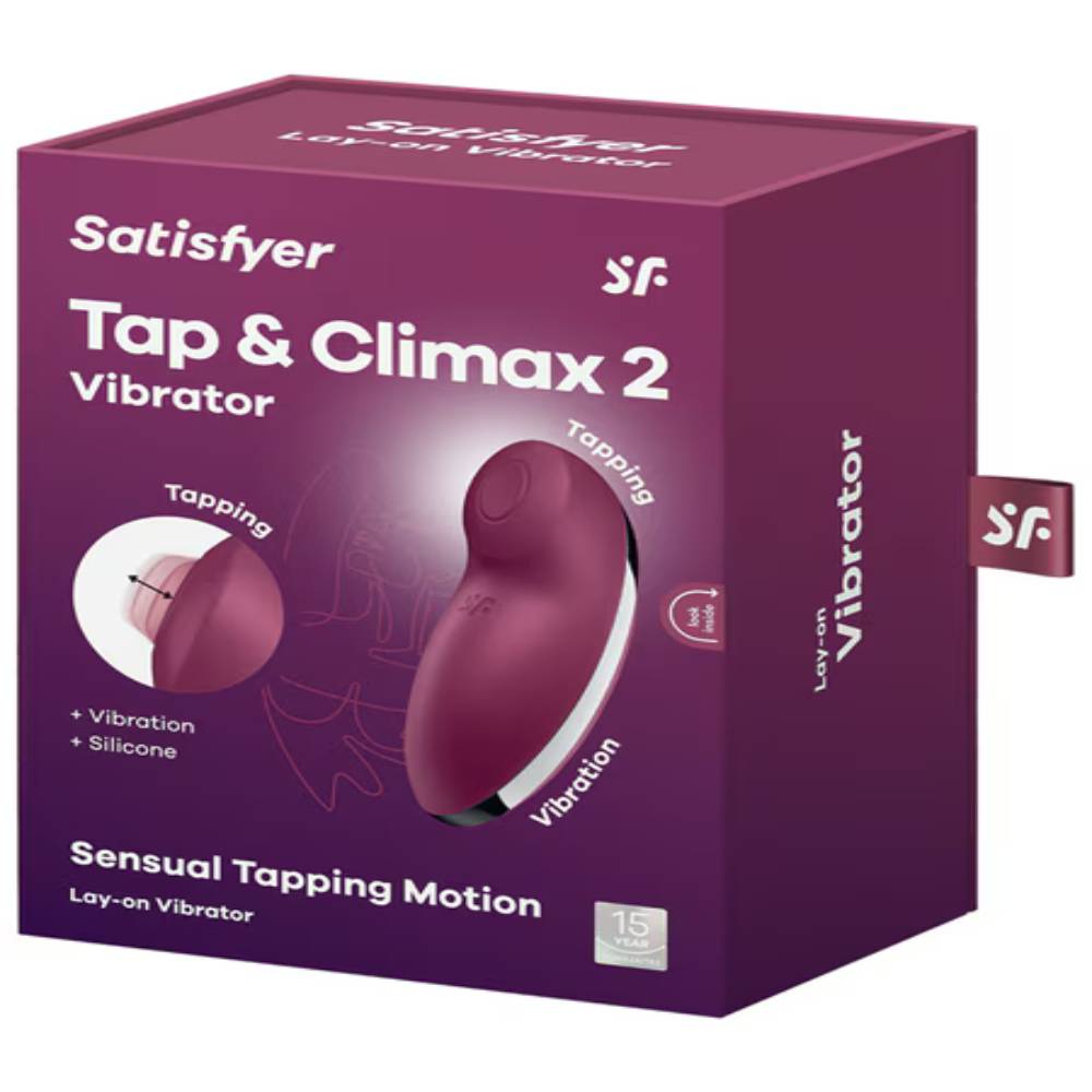 Satisfyer Tap and Climax 2 Clitoral Massager Clit Ticklers and Pulsators