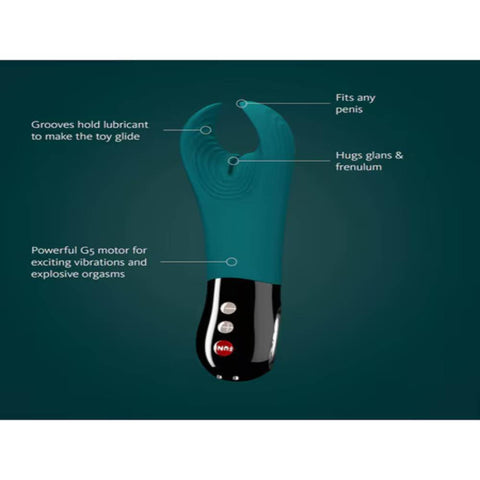 Fun Factory Manta Vibrating Male Stroker - Masturbators and Strokers