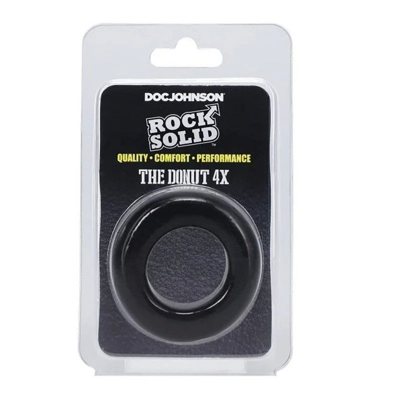 Doc Johnson ROCK SOLID The Donut 4X Stretchy Cock Ring Stretchy Cock Rings