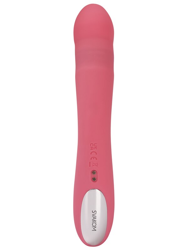 Svakom Avery Multi Function Rabbit Vibrator Strawberry Pink Rabbit Vibrators