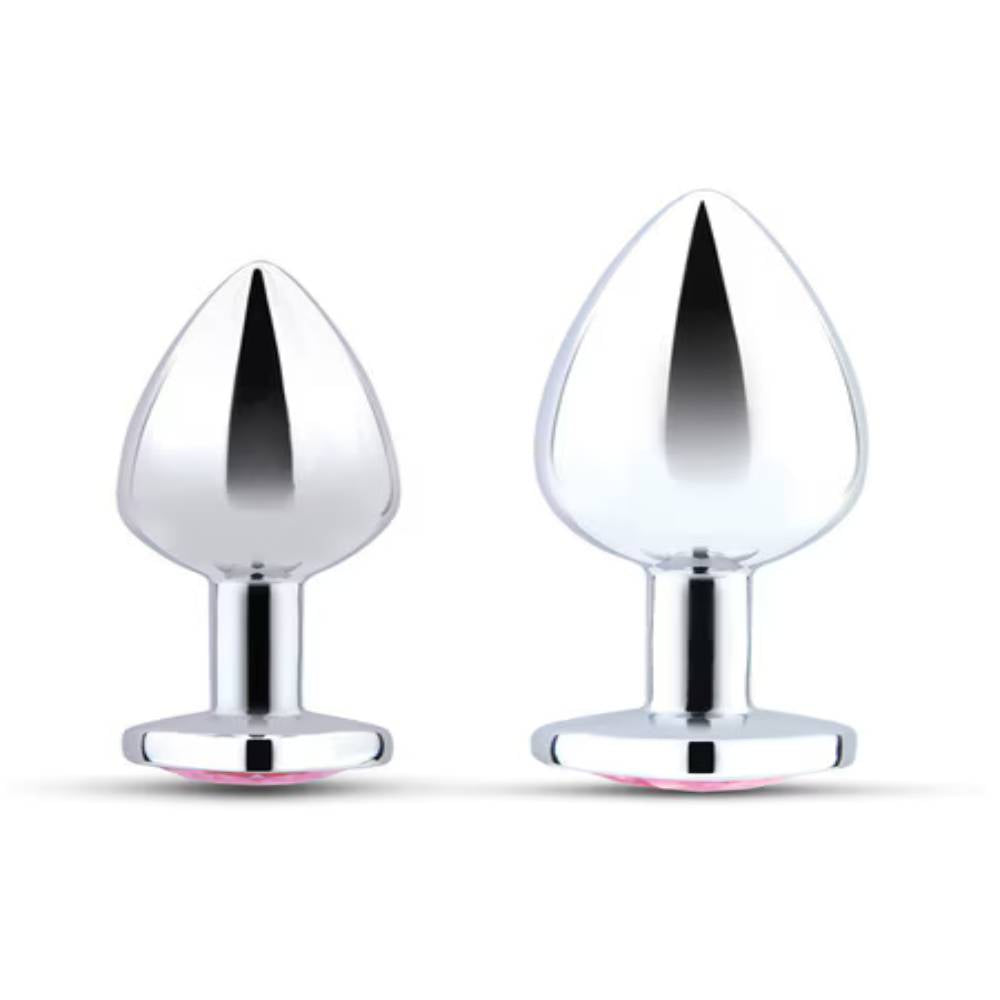 b-Vibe Jewel Metal Butt Plug Training Set Butt Plugs