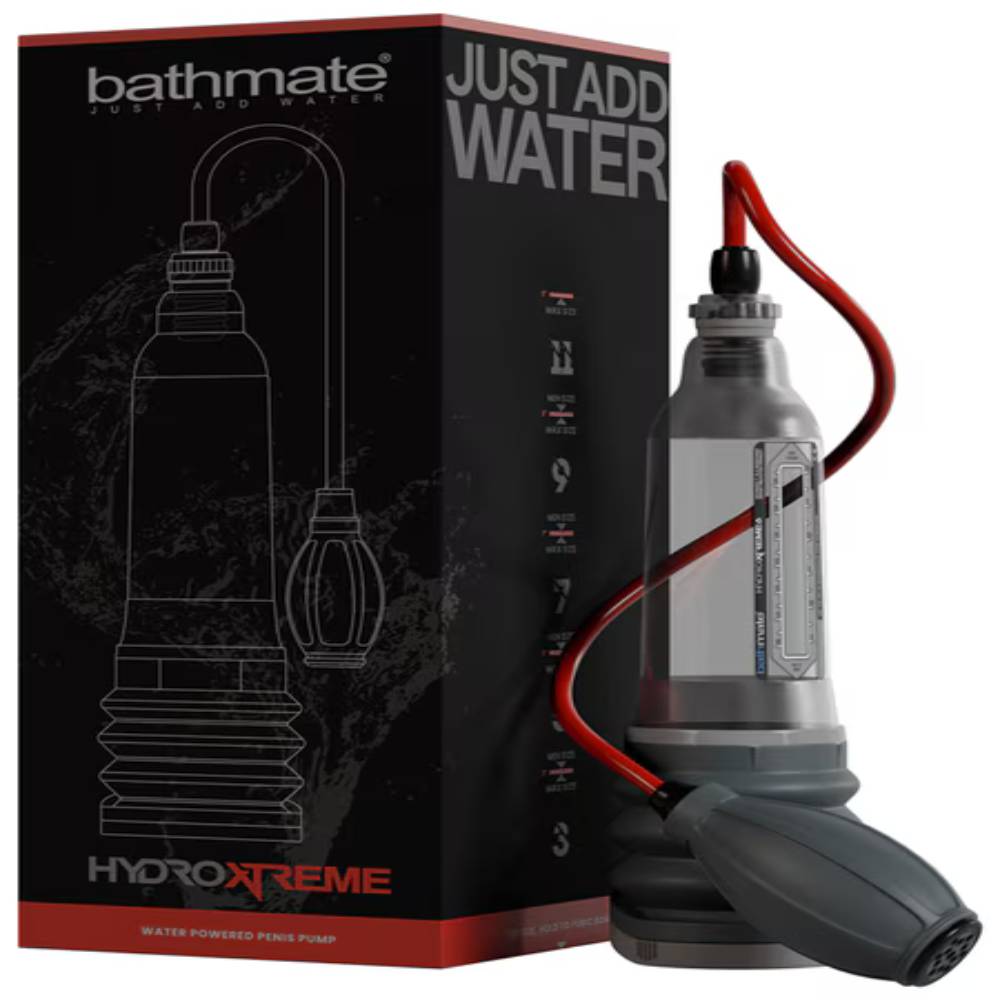 Bathmate Hydroxtreme6 Hydro Penis Pump and Kit Clear Penis Pumps And Stretchers