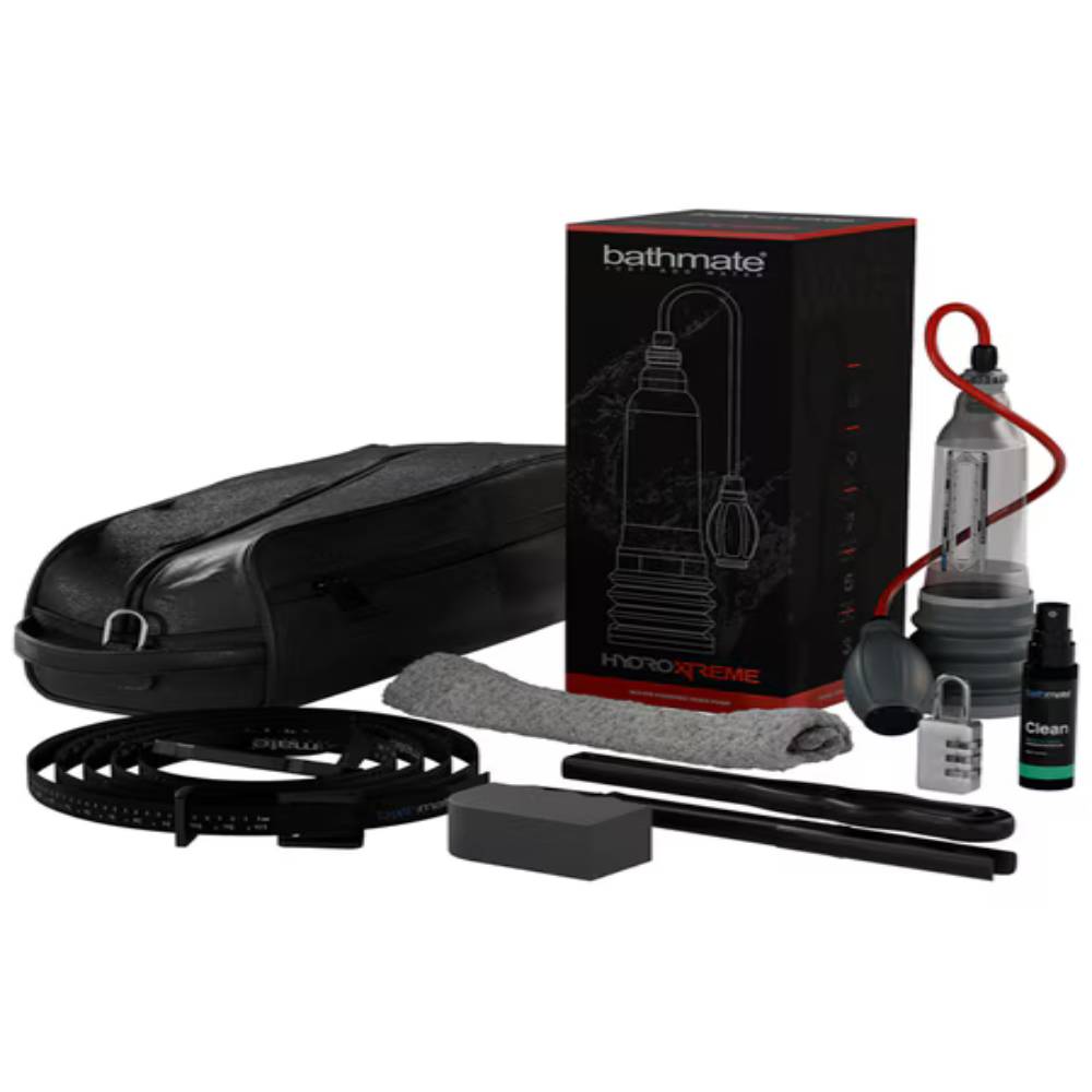 Bathmate Hydroxtreme6 Hydro Penis Pump and Kit Clear Penis Pumps And Stretchers