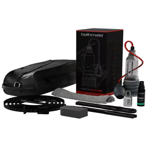 Bathmate Hydroxtreme6 Hydro Penis Pump and Kit Clear - Penis Pumps And Stretchers