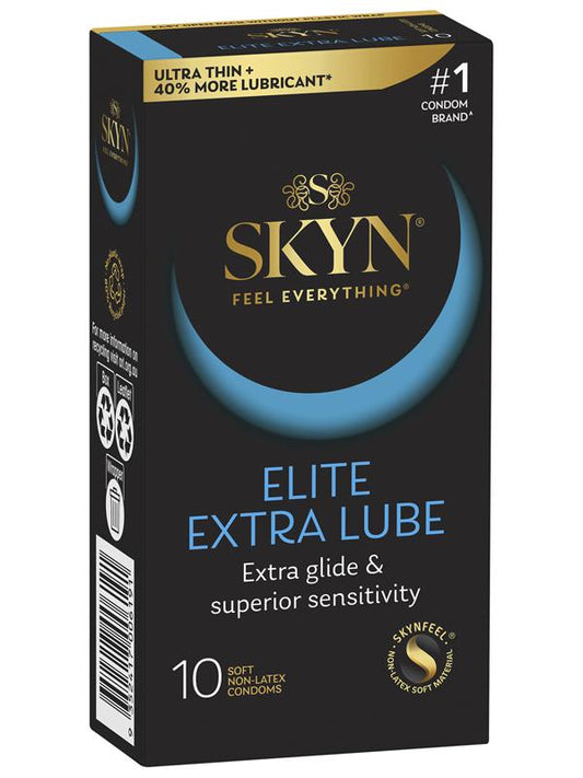 Skyn Elite Extra Lubricated Ultra Thin Condoms 10 Pack - Condoms