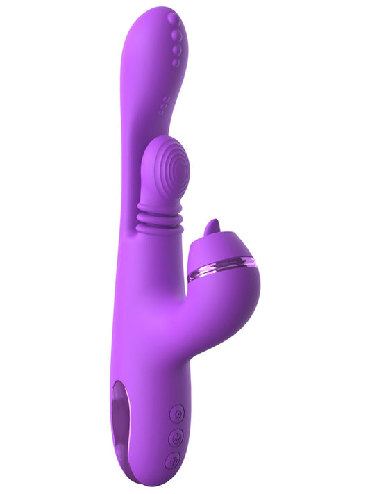 Fantasy for Her IntiMotion Pulse Pro Rabbit Massager Purple Rabbit Vibrators