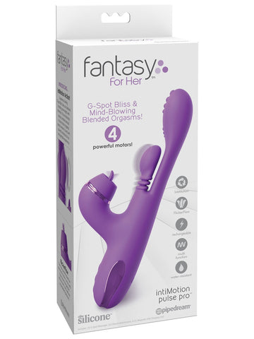 Fantasy for Her IntiMotion Pulse Pro Rabbit Massager - Rabbit Vibrators